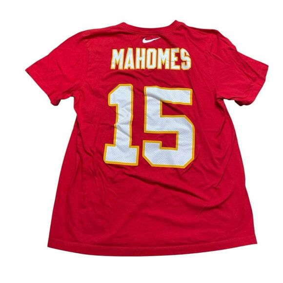 KANSAS CITY CHIEFS MAHOMES NIKE T-Shirt Red Size Large - Picture 2 of 3